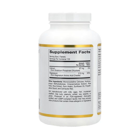 Magnesium Chelate with Calcium, Magnesium-Chelat mit Calcium, 210 mg, 270 Tabletten