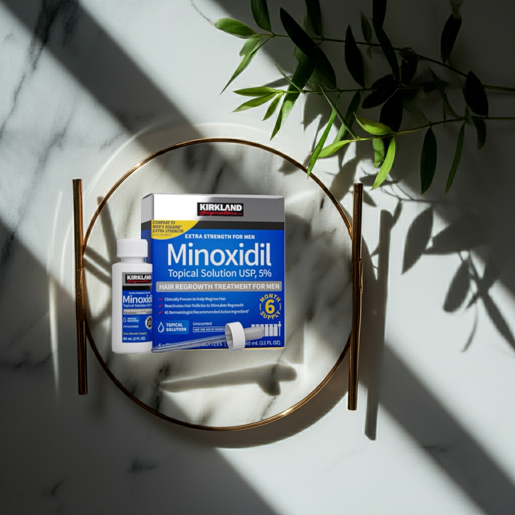 KIRKLAND MINOXIDIL 5% MÄNNER 6 x 60ml Flaschen (6 Monatspackung)