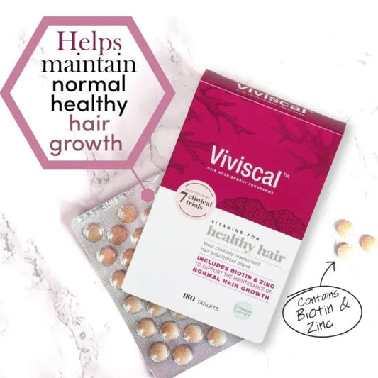 Nahrungsergänzung Viviscal 180 Tabletten zur Förderung von kräftigem und gesundem Haarwachstum