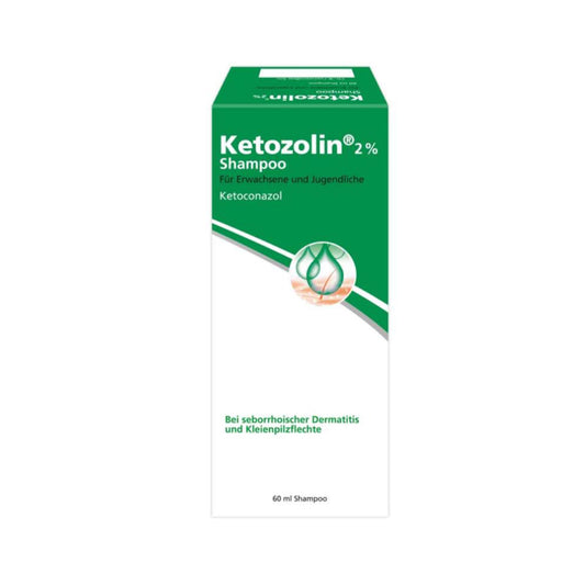 Ketozolin 2% Shampoo bei seborrhoischer Dermatitis, 60 ml Shampoo
