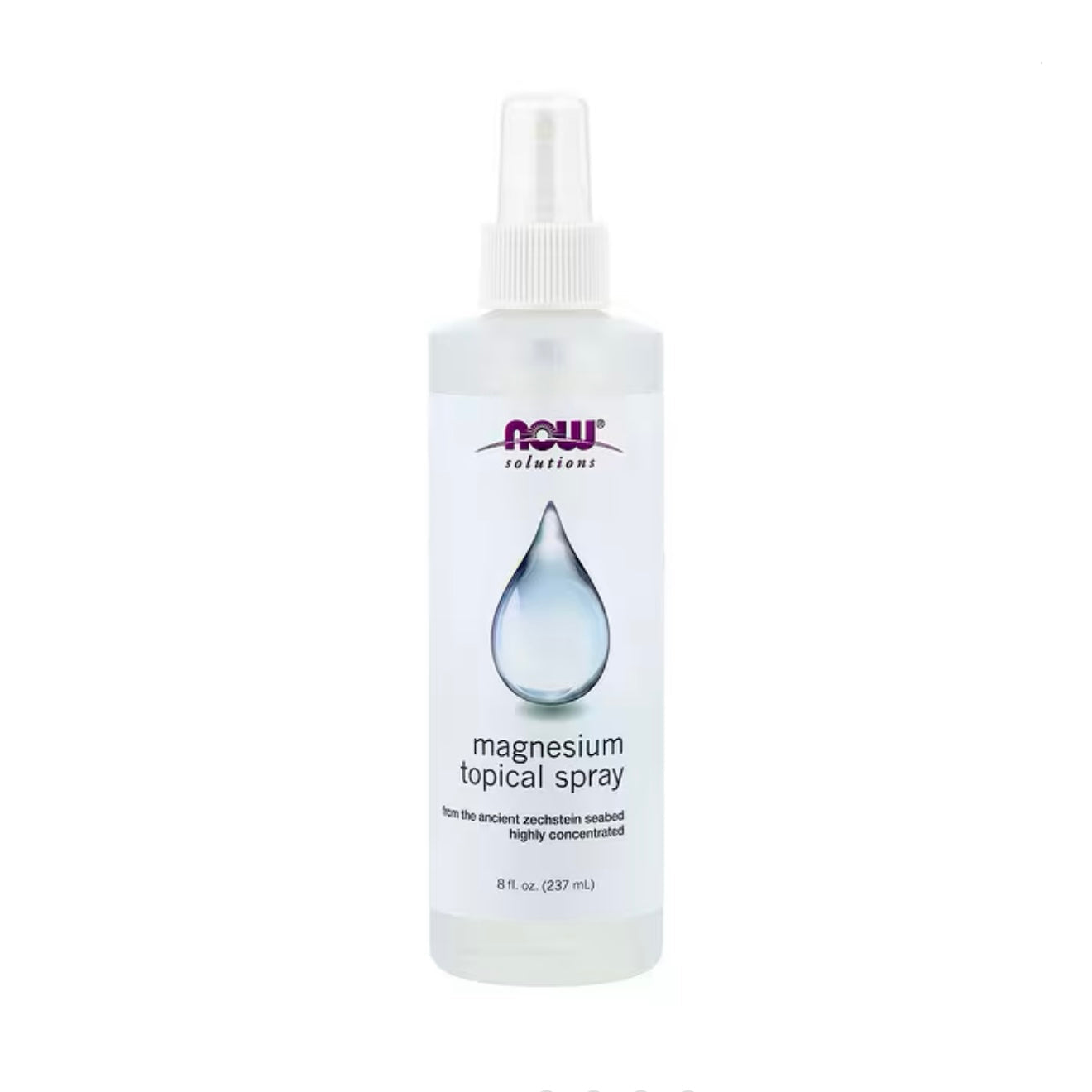 NOW Foods Magnesium Topical Spray 237 ml – Magnesium Spray für Kopfhaut, Haarwachstum & Anti-Haarausfall Pflege