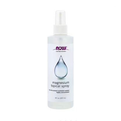 NOW Foods Magnesium Topical Spray 237 ml – Magnesium Spray für Kopfhaut, Haarwachstum & Anti-Haarausfall Pflege