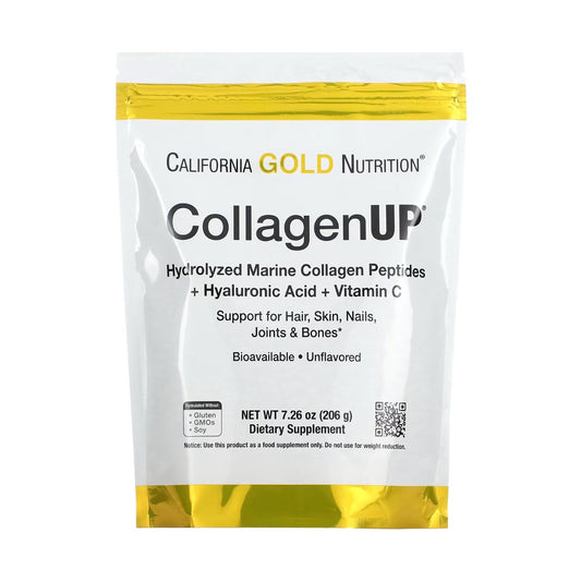 CollagenUP, hydrolysierte Meereskollagenpeptide mit Hyaluronsäure und Vitamin C, geschmacksneutral, 206 g