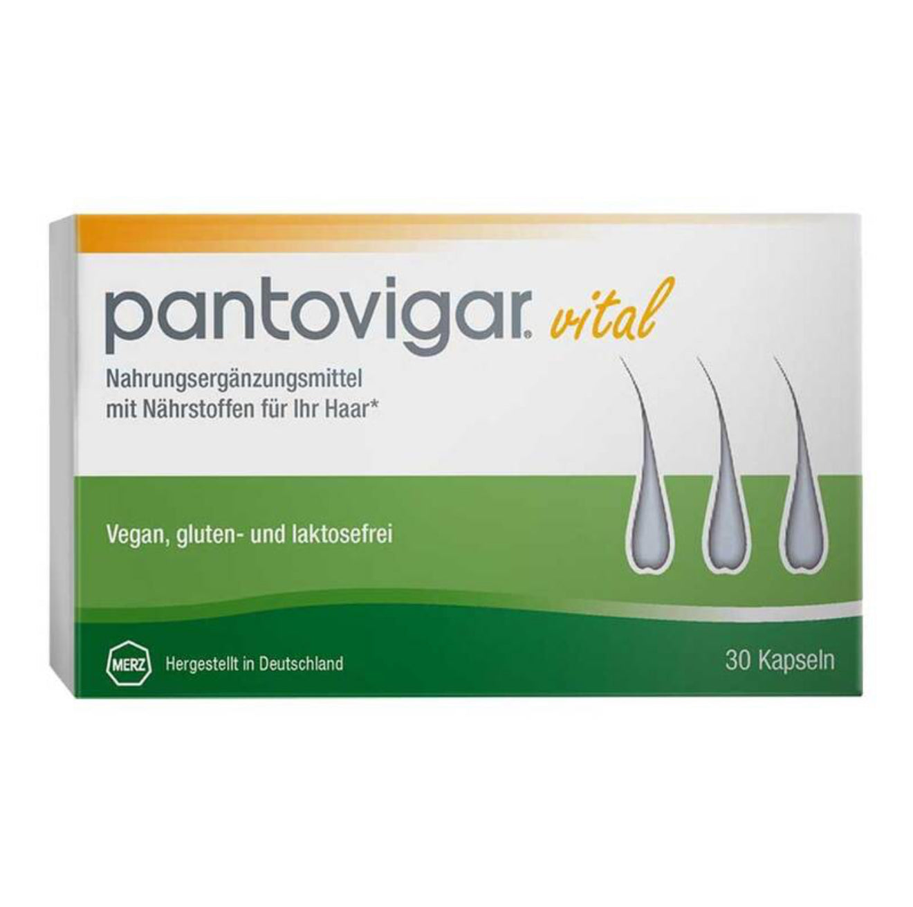 Pantovigar vital Kapseln mit Nährstoffen für Haare, 30 St