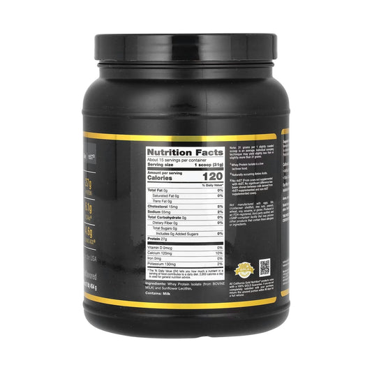 Sport, Molkenproteinisolat, geschmacksneutral, 454 g (1 lb.)