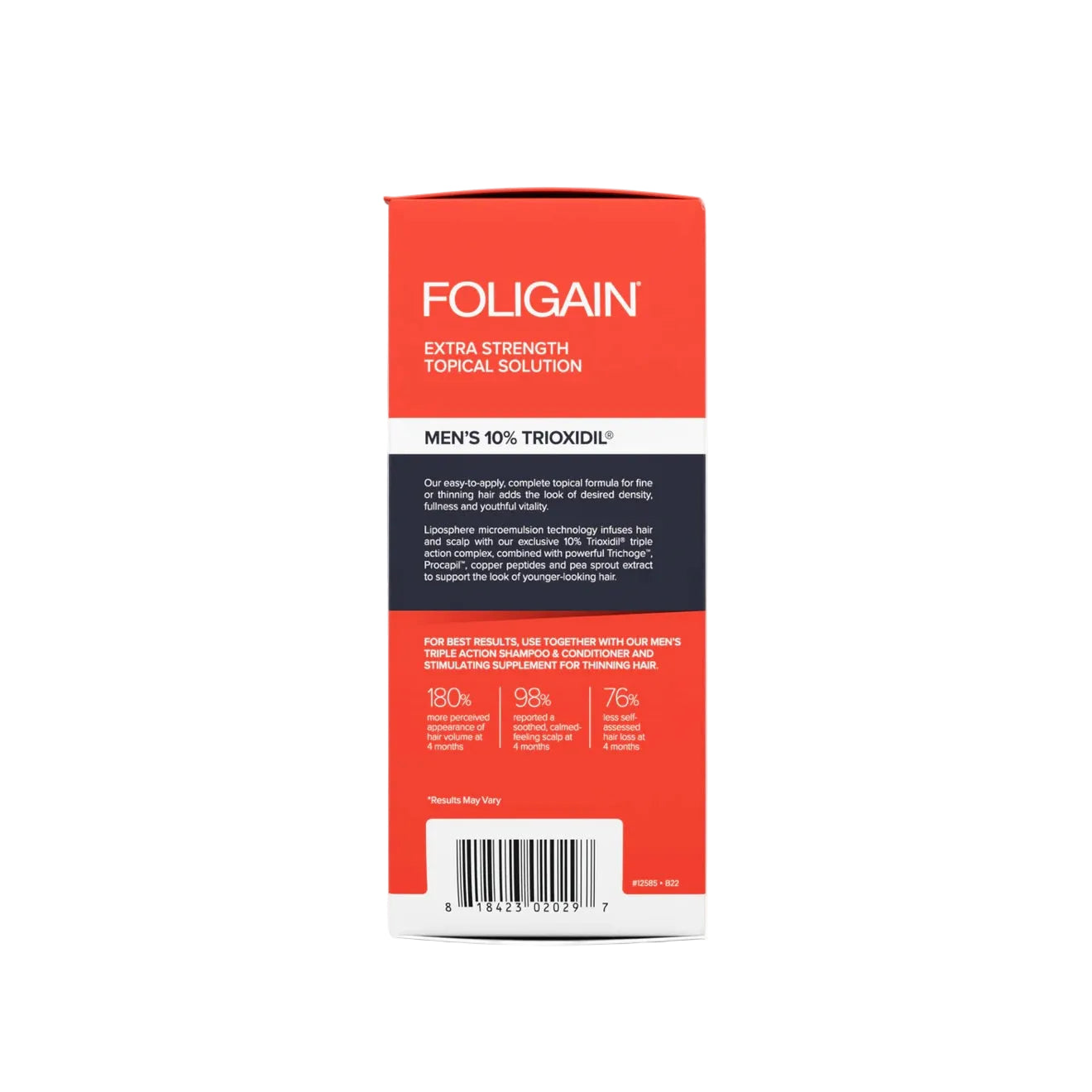 FOLIGAIN Triple Action Intensivformel mit 10 % Trioxidil für Männer mit dünner werdendem Haar, 59 ml