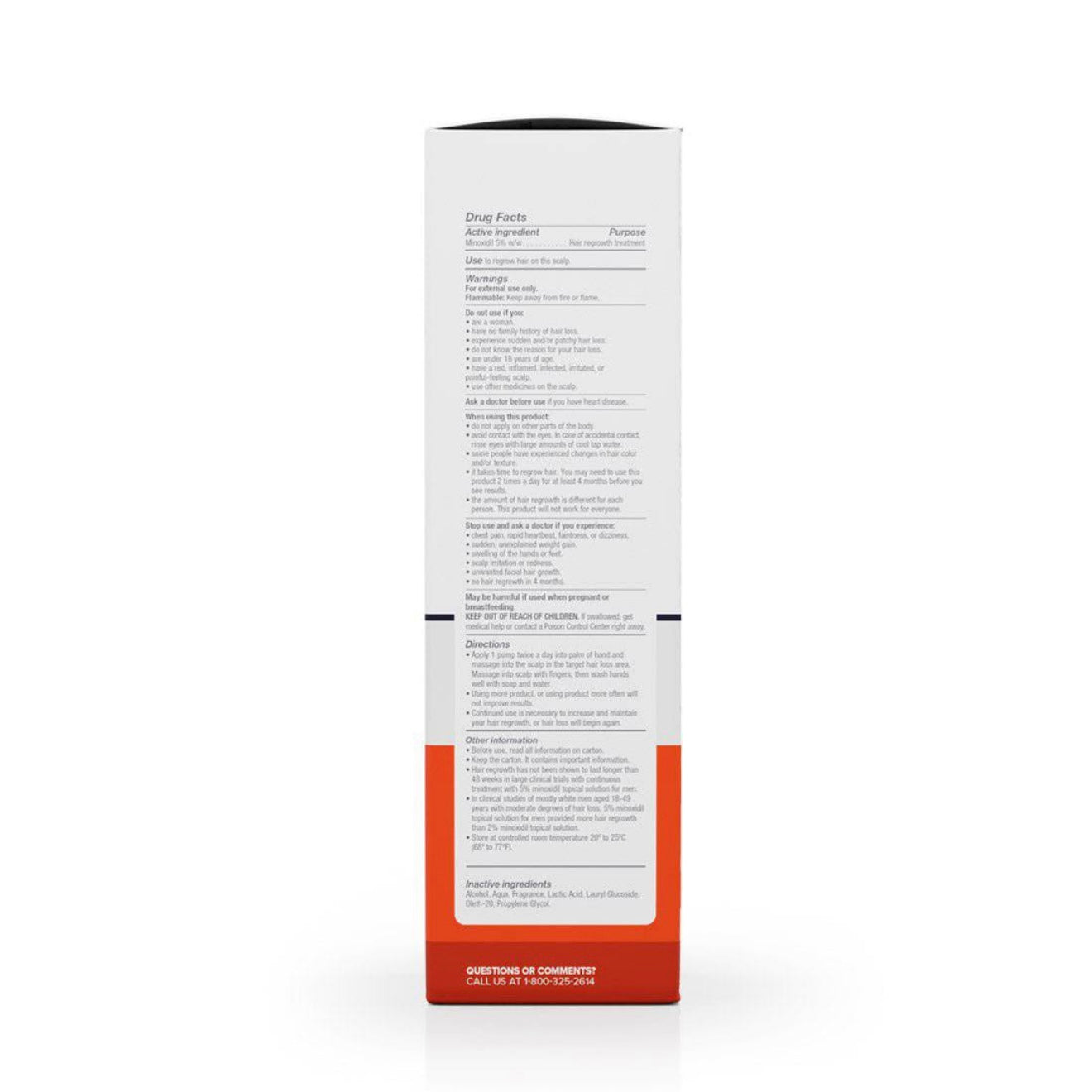 FOLIGAIN Minoxidil 5% Foam Haarwuchs-Schaum für Männer, (Set mit 3x60g Bottles), 3 Bottles reichen für 3 Monate