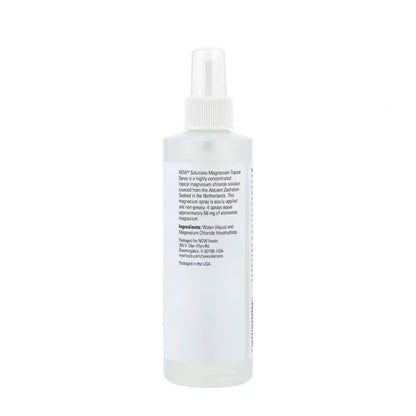 NOW Foods Magnesium Topical Spray 237 ml – Magnesium Spray für Kopfhaut, Haarwachstum & Anti-Haarausfall Pflege