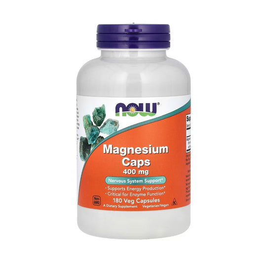 Magnesium Caps, Magnesium-Kapseln, 400 mg, 180 vegetarische Kapseln