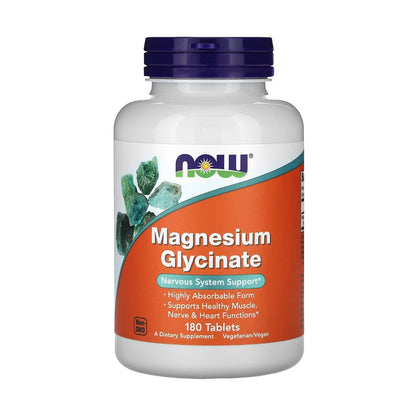 Magnesium Glycinate, Magnesiumglycinat, 200 mg, 180 Tabletten (100 mg pro Tablette)
