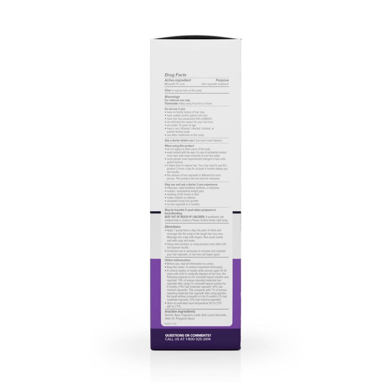 FOLIGAIN Minoxidil 2% Foam Haarwuchs-Schaum für Frauen, (Set mit 3x60g Bottles), 3 Bottles reichen für 3 Monate