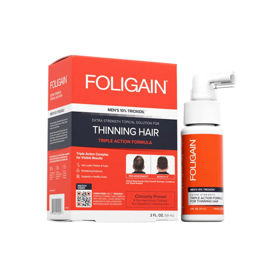 FOLIGAIN Triple Action Intensivformel mit 10 % Trioxidil für Männer mit dünner werdendem Haar, 59 ml