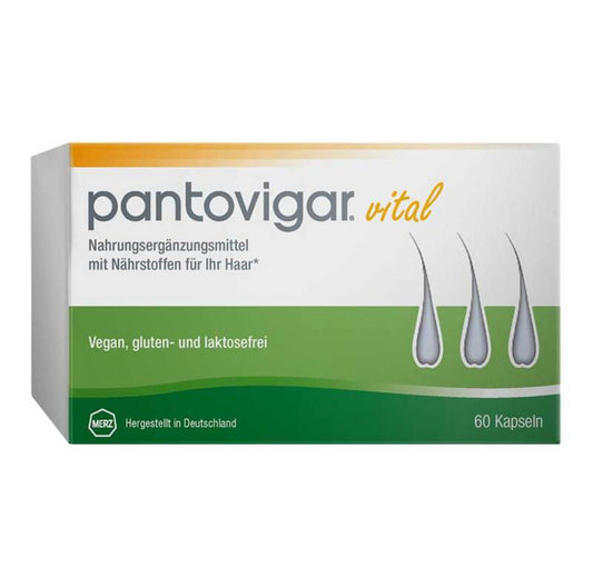 Pantovigar vital Kapseln mit Nährstoffen für Haare, 60 St