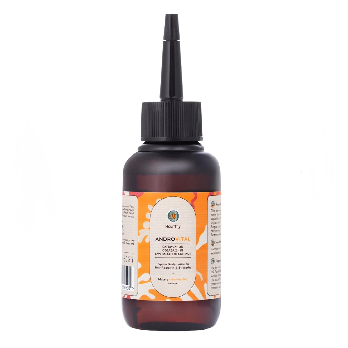 Flasche HairTry AndroVital Kopfhaut-Lotion zur Pflege der Kopfhaut bei Haarausfall und Haardichte