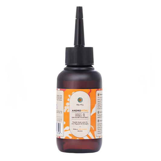 Flasche HairTry AndroVital Kopfhaut-Lotion zur Pflege der Kopfhaut bei Haarausfall und Haardichte