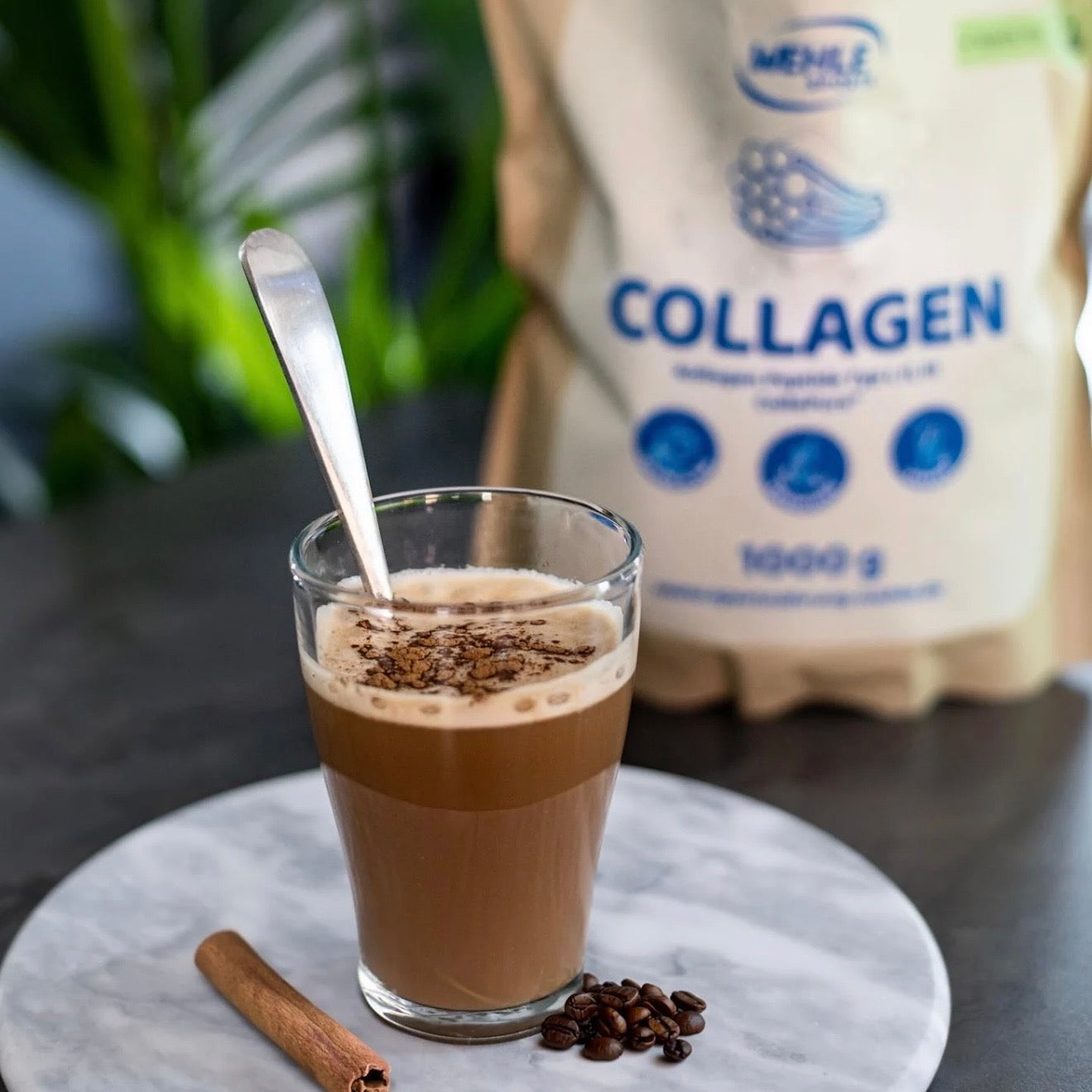 Wehle Sports Kollagen Pulver einfach in Wasser Kaffee Smoothie oder Shake mischen