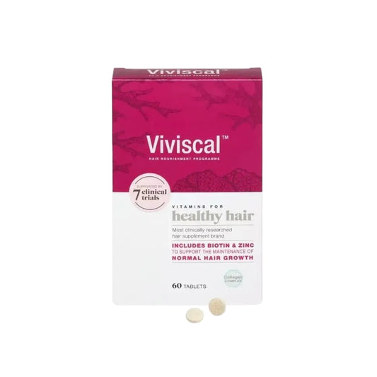 Viviscal Frau Haarwachstum Tabletten 60 Stück – Biotin, Zink & AminoMar® für schnelleres Haarwachstum bei Frauen, postpartalem Haarausfall & Haarschwäche