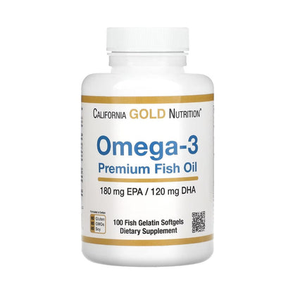 Unser Omega-3 Premium Fischöl liefert 100 Kapseln voller gesunder Omega-3-Fettsäuren, die das Herz-Kreislauf-System stärken und die Gehirnfunktion verbessern können. Mit 1000mg pro Kapsel und einer hohen Reinheit bietet unser Produkt die beste Qualität und höchste Wirksamkeit für eine gesunde Lebensweise.