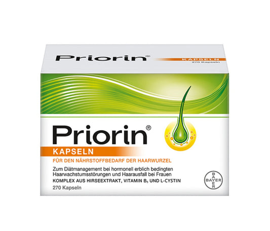 Priorin Haar Vitamine zur Unterstützung von Haarwachstum und gesunder Kopfhaut bei Haarausfall