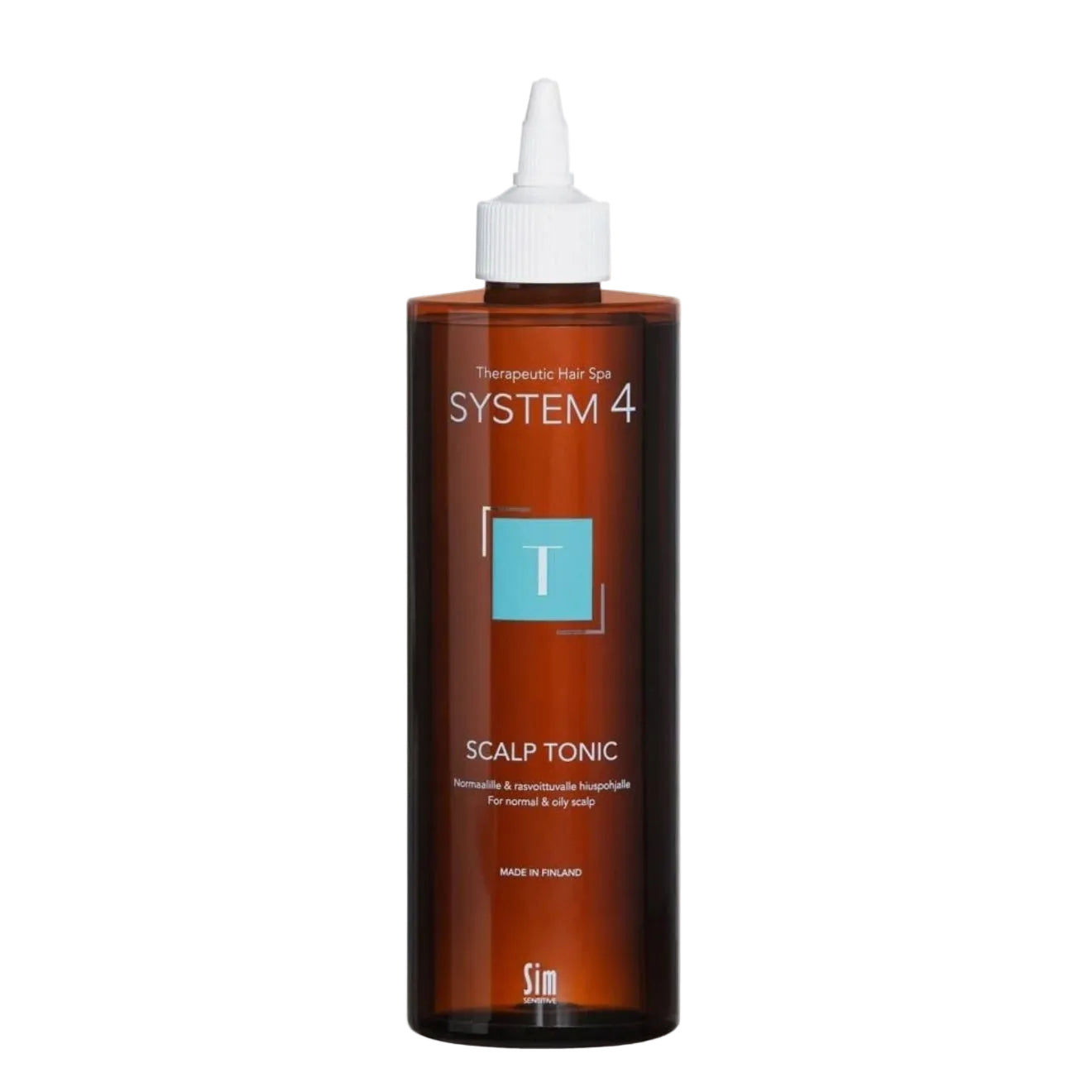 System 4 T Scalp Tonic 500 ml zur Kopfhautpflege bei fettiger Kopfhaut, Juckreiz und Haarausfall