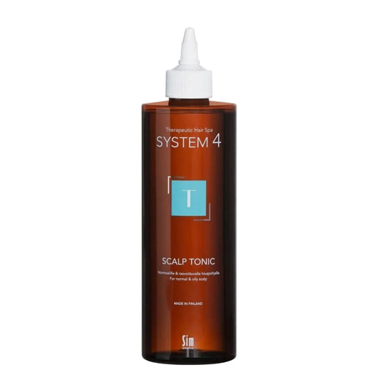 System 4 T Scalp Tonic 500 ml zur Kopfhautpflege bei fettiger Kopfhaut, Juckreiz und Haarausfall