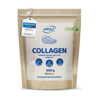 Wehle Sports Collagen Peptides Typ 1 2 3 für Haut Haare Nägel Gelenke und Bindegewebe online kaufen