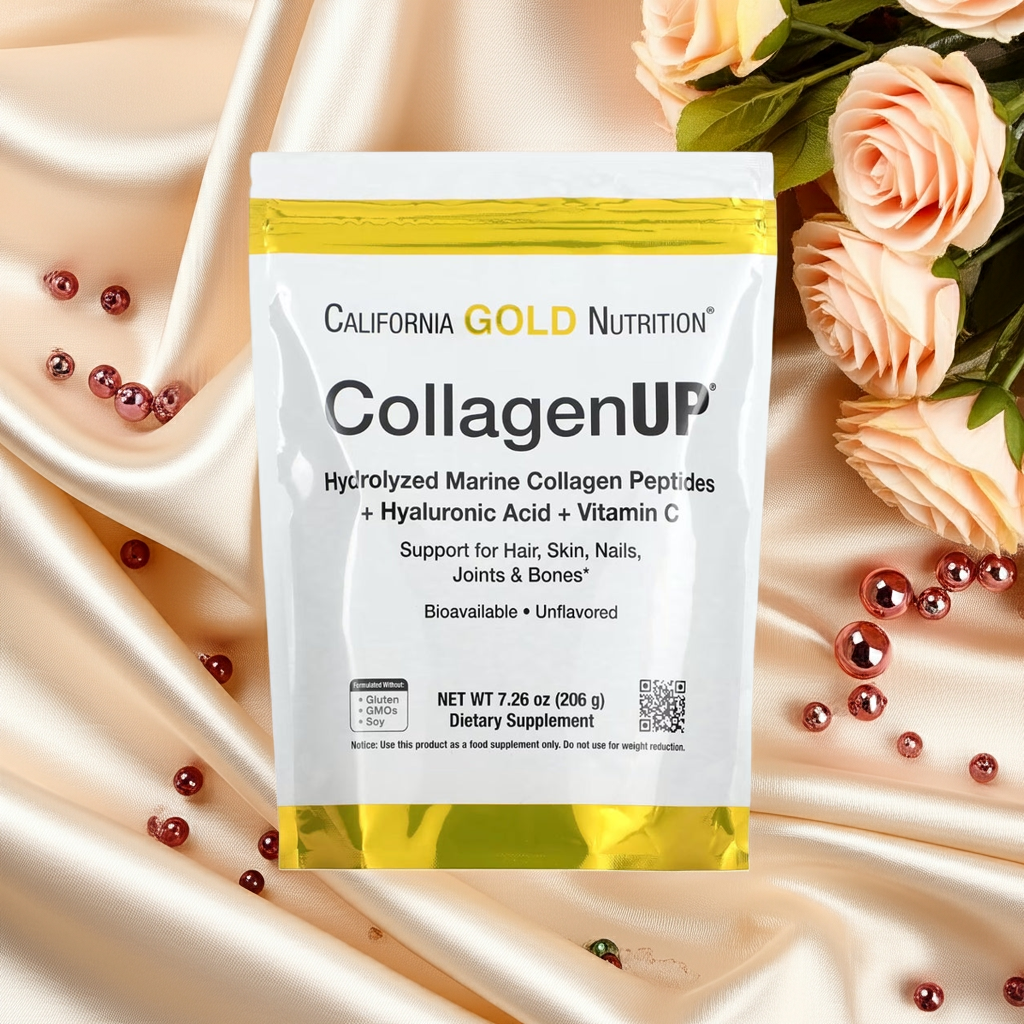 CollagenUP, hydrolysierte Meereskollagenpeptide mit Hyaluronsäure und Vitamin C, geschmacksneutral, 206 g