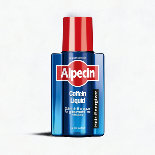 Mit Alpecin Coffein-Liquids holen Sie sich die Kraft der belebenden und stimulierenden Koffeine direkt auf Ihre Kopfhaut. Die wissenschaftlich bewiesene Formel kräftigt das Haar und fördert das natürliche Wachstum. Für volles, kräftiges und gesundes Haar.
