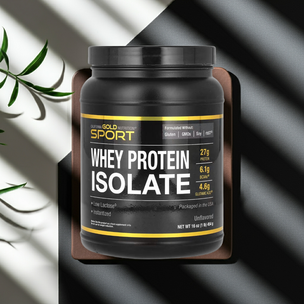 Sport, Molkenproteinisolat, geschmacksneutral, 454 g (1 lb.)